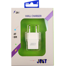 Зарядное устройство JUST Atom USB Wall Charger (WCHRGR-TM-WHT)