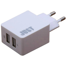 Зарядное устройство JUST Core Dual USB Wall Charger (WCHRGR-CR-WHT)