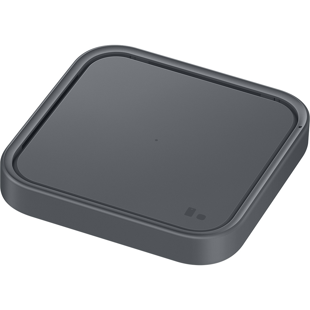 Беспроводное зарядное устройство SAMSUNG 15W Super Fast Wireless Charger Pad Dark Gray (EP-P2400BBEGEU) Кабель отсутствует