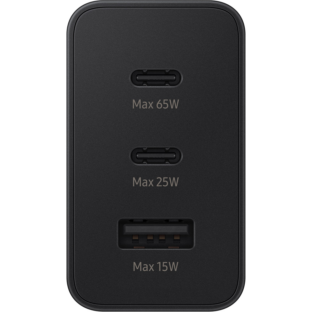 Зарядний пристрій SAMSUNG 65W Power Adapter Trio Black (EP-T6530NBEGEU) Тип мережевий зарядний пристрій