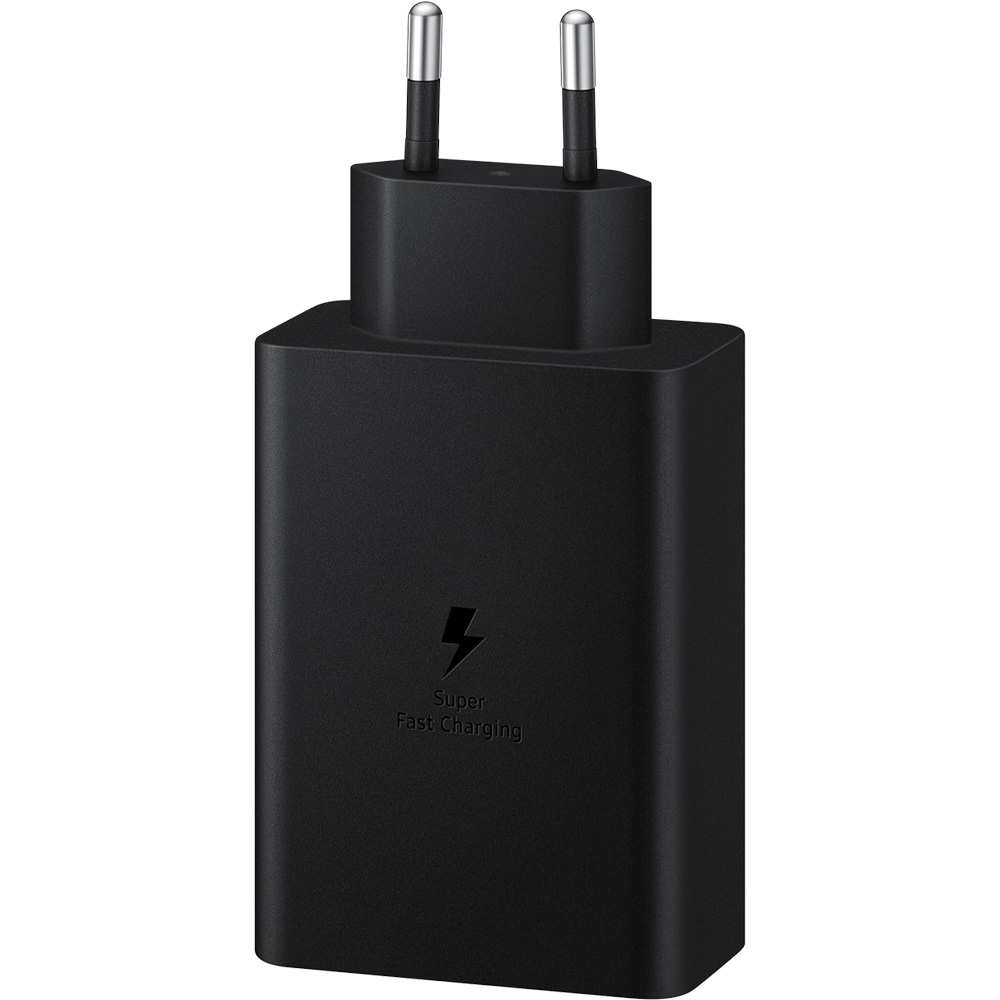Зарядний пристрій SAMSUNG 65W Power Adapter Trio Black (EP-T6530NBEGEU) Кабель відсутній