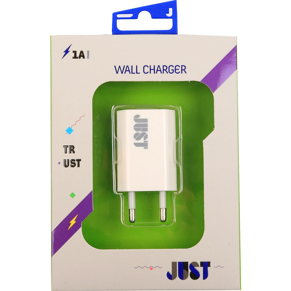 Зарядное устройство JUST Trust USB Wall Charger (WCHRGR-TRST-WHT) white