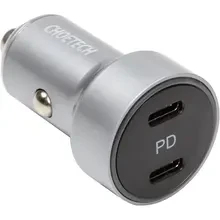 Автомобільний зарядний пристрій CHOETECH 2xUSB Type-C 40W PD (C0054)