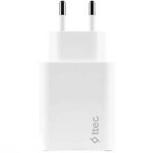 Мережевий зарядний пристрій TTEC SmartCharger PD USB-C 30W White (2SCS26B)