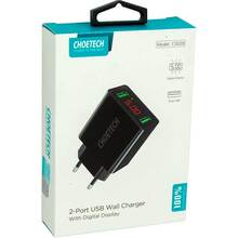 Зарядний пристрій CHOETECH 2xUSB 11W (C0028)