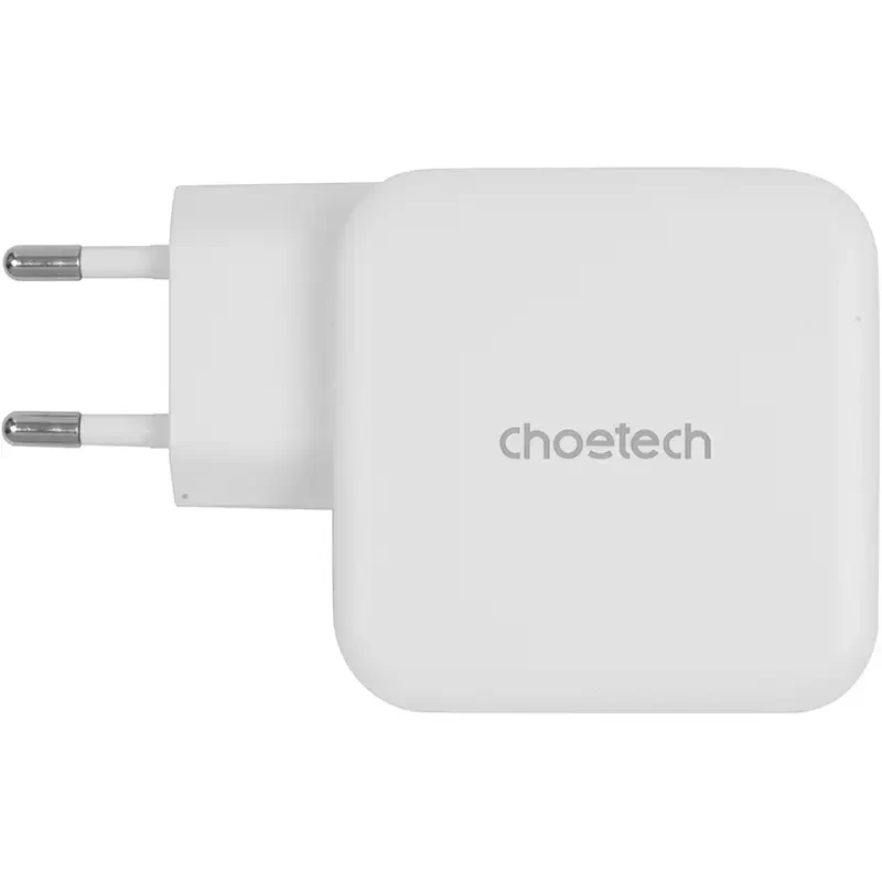 Сетевое зарядное устройство CHOETECH GaN 65W Black (PD8002) Выходной разъем USB 