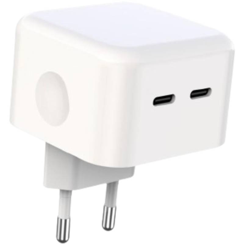 Зарядний пристрій XO L102 35W/2 USB-C + кабель Type-C NB124 White (XO-L102c-WH) Тип мережевий зарядний пристрій