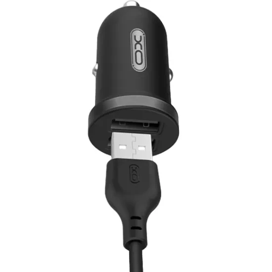 Автомобильное зарядное устройство XO TZ08 2.1A/2 USB + microUSB Black (TZ08-M-BK) Тип автомобильное зарядное устройство