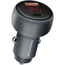 Автомобильное зарядное устройство ARMORSTANDART AR-C43 Type-C PD30W + USBQC 3.0 Grey (ARM73949)