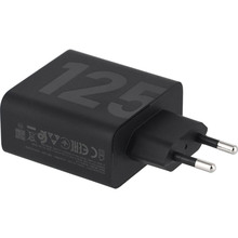 Сетевое зарядное устройство MOTOROLA 125W GaN USB + кабель 1m (SJMC1252) Black