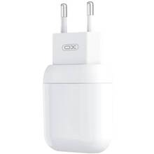 Сетевое зарядное устройство XO L78 2.4A/2USB + lightning White (L78-L-WH)