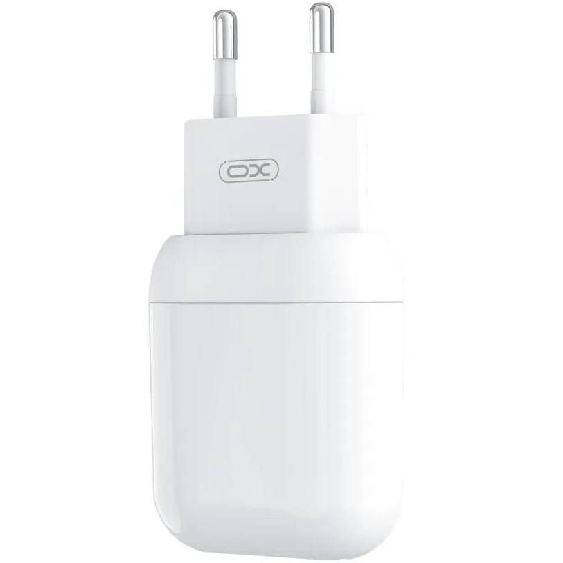 Зарядний пристрій XO L78 2.4A/2USB + microUSB White (L78-M-WH) Потужність 12