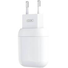 Зарядний пристрій XO L78 2.4A/2USB + microUSB White (L78-M-WH)