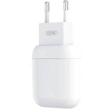 Сетевое зарядное устройство XO L78 2.4A/2USB + Type-C White (L78-TC-WH)