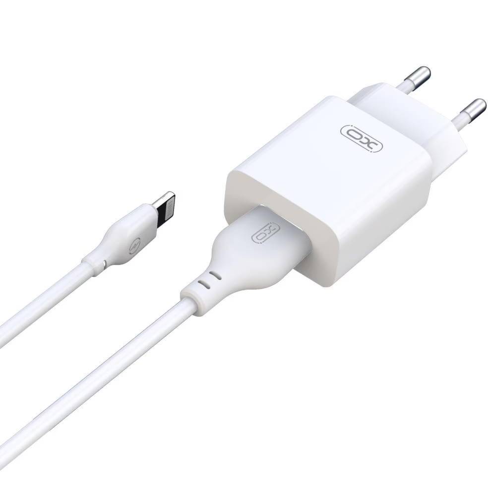 Сетевое зарядное устройство XO L99 2.4A/1USB + lightning White (L99-L-WH) Тип сетевое зарядное устройство