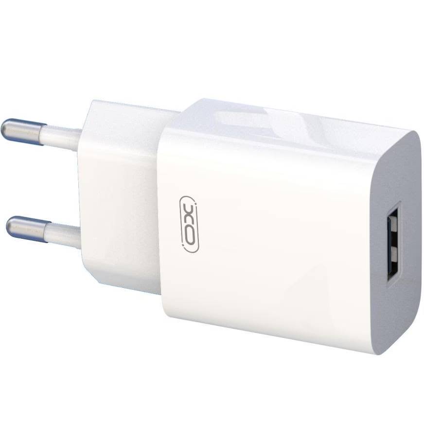 Сетевое зарядное устройство XO L99 2.4A/1USB + lightning White (L99-L-WH) Мощность 12