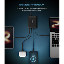 Зарядний пристрій ARMORSTANDART Resolute Power ARP-131 100W GaN Black (ARM70024)