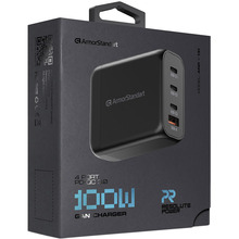 Зарядний пристрій ARMORSTANDART Resolute Power ARP-131 100W GaN Black (ARM70024)