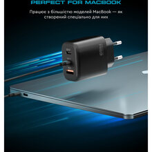 Зарядний пристрій ARMORSTANDART Resolute Power ARP-621 65W GaN Black (ARM70023)