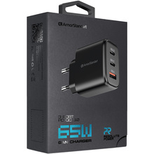 Зарядний пристрій ARMORSTANDART Resolute Power ARP-621 65W GaN Black (ARM70023)
