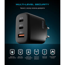 Зарядний пристрій ARMORSTANDART Resolute Power ARP-621 65W GaN Black (ARM70023)