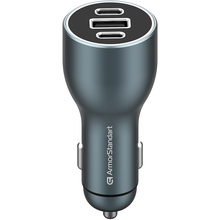 Автомобильное зарядное устройство ARMORSTANDART Resolute Power ASPP-21 120W 2xUSB-C USB Grey (ARM70026)
