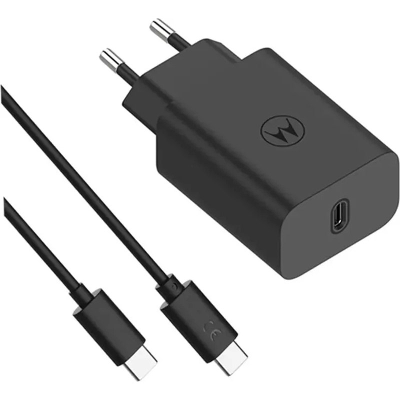 Сетевое зарядное устройство MOTOROLA 30W USB-C 1m Black (SJMC302)чорний Тип сетевое зарядное устройство