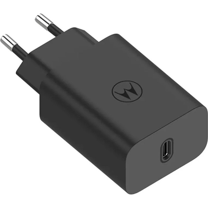 Мережевий зарядний пристрій MOTOROLA 30W USB-C 1m Black (SJMC302)чорний