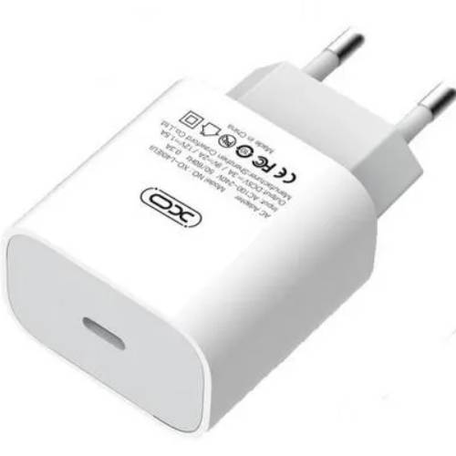 Зарядний пристрій XO L40 18W USB Type-C White (L40-WH) Тип мережевий зарядний пристрій