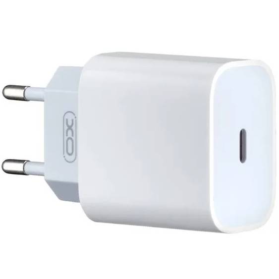 Зарядний пристрій XO L40 18W USB Type-C White (L40-WH)