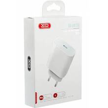 Зарядний пристрій XO L40 18W USB Type-C White (L40-WH)