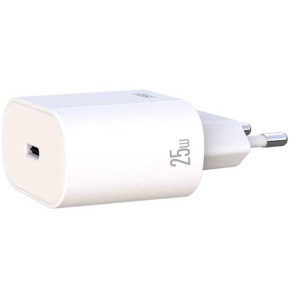 Зарядний пристрій XO L91EU 1хType-C PD25W White (L91-WH) Потужність 25