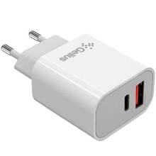 Сетевое зарядное устройство GELIUS Merge GP-HC060 GAN USB+Type-C 35W QC/PD/PPS White (00000099403)