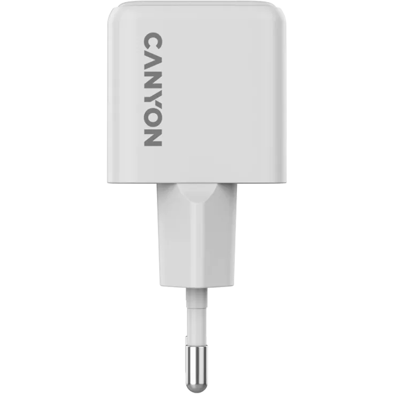 Сетевое зарядное устройство CANYON CU20C GaN PD 20W White (CNS-CUW20C) Кабель отсутствует