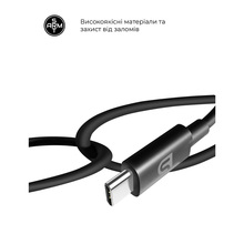 Зарядний пристрій ARMORSTANDART AR-TA800 USB-C 25W black (ARM77720)