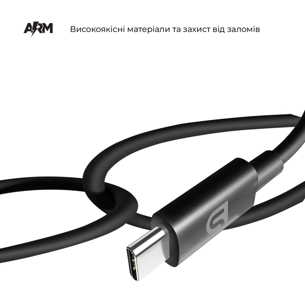 Автомобільний зарядний пристрій ARMORSTANDART AR-C43 Type-C PD30W + USB QC 3.0 Grey + кабель USB-C (ARM82463) Тип автомобільний зарядний пристрій