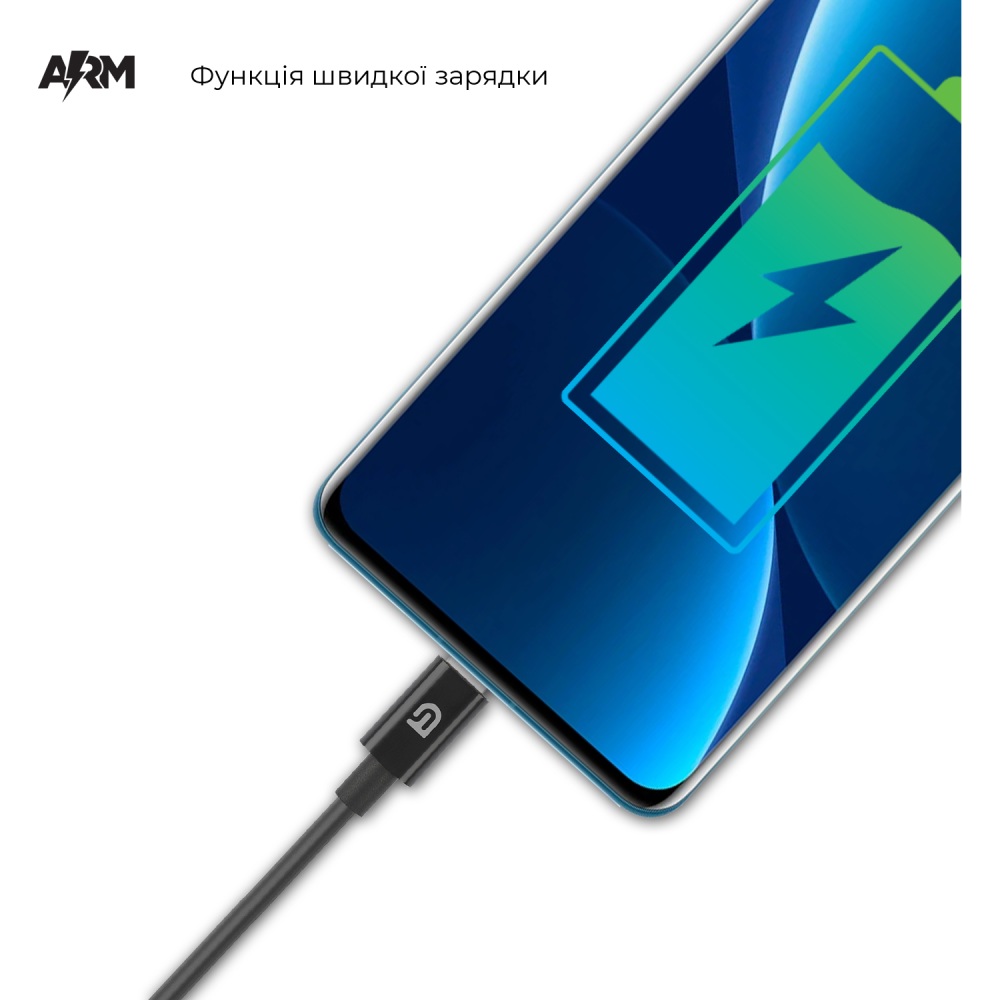 Автомобильное зарядное устройство ARMORSTANDART AR-C43 Type-C PD30W + USB QC 3.0 Grey + кабель USB-C (ARM82463) Кабель съемный