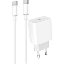 Зарядний пристрій DENMEN DC06 20W 3.6A USB-C White (DM-DC06T-WH)