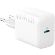 Зарядний пристрій ANKER PowerPort 312 20W USB-C White (B2347G21)