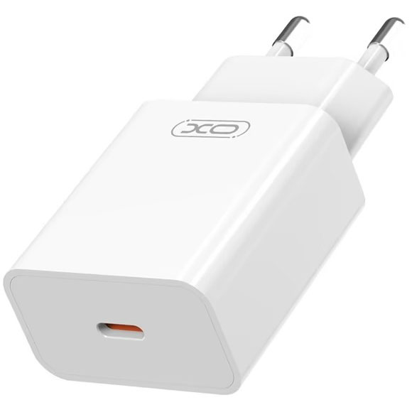 Сетевое зарядное устройство XO L126 - 20W PD Single port USB-C (L126_White) Кабель отсутствует