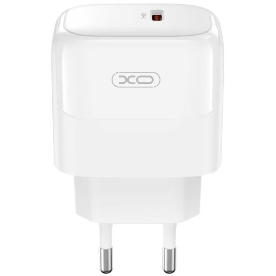 Зарядний пристрій XO L136 - 20W PD Single port USB-C (L136_White)