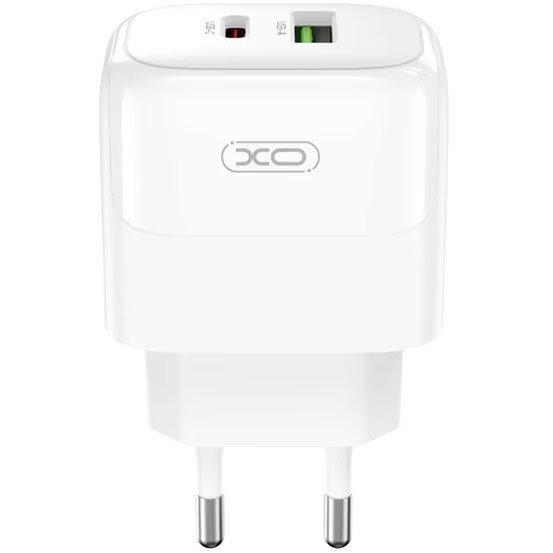 Зарядний пристрій XO L137 - 20W PD USB-C & 18W QC USB-A (L137_White) Тип мережевий зарядний пристрій