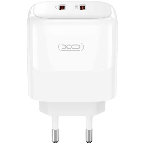 Сетевое зарядное устройство XO L140 - 35W PD Dual port USB-C (L140_White)