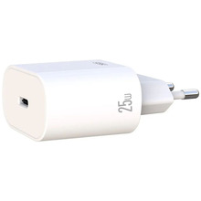 Зарядний пристрій XO L91 - 25W PD Single port USB-C (L91_White)