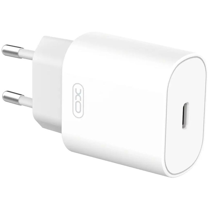 Зарядний пристрій XO L91 - 25W PD Single port USB-C (L91_White)