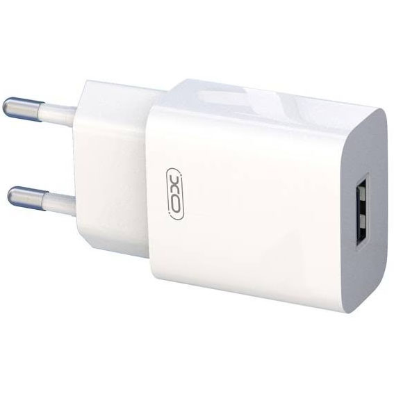 Сетевое зарядное устройство XO L99 - 12W Single port USB-A (L99_White)