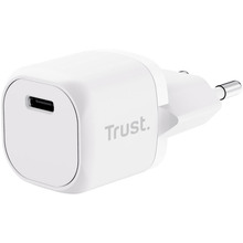 Зарядное устройство TRUST Maxo Ultra Small 20W 1xUSB-C PD Charger White (25205_TRUST)