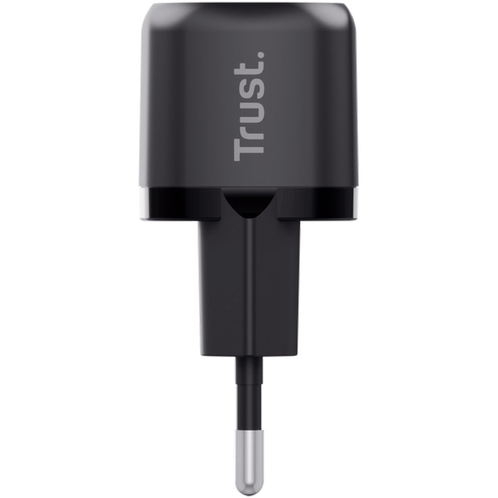 Зарядний пристрій TRUST Maxo Ultra Small 20W 1xUSB-C PD Charger Black (25174_TRUST) Кабель відсутній