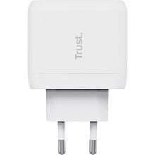 Зарядний пристрій TRUST Maxo 65W 1xUSB-C Charger White w/Type-C to Type-C cable (25139_TRUST)