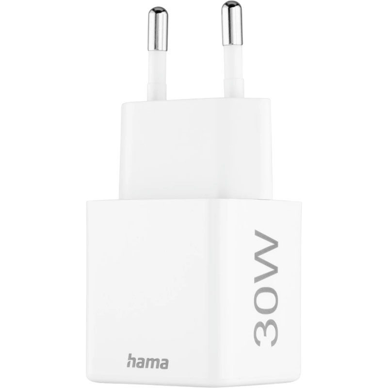 Зарядний пристрій HAMA Mini 1xUSB-C 1xUSB-A 30W White (00201992) Вихідний роз'єм USB